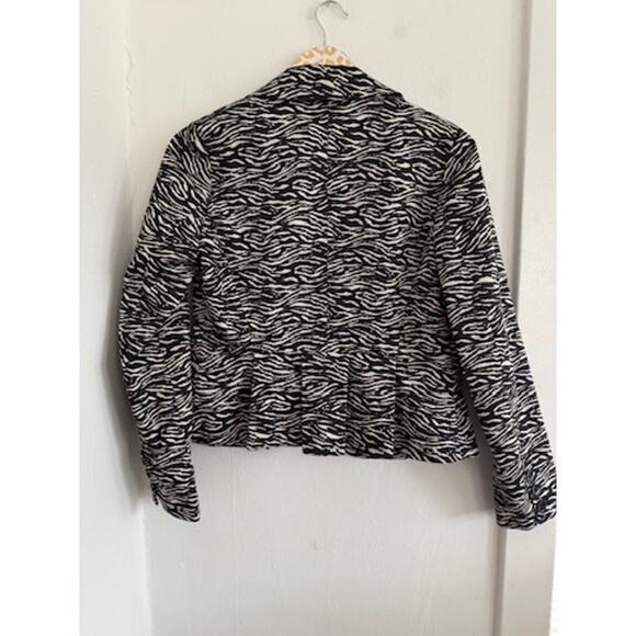 Sandro Studio Women's Animal Print Jacket | Size Small - Picture 5 of 5